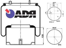 Adr 51725000 - FUELLE DE SUSPENSIÓN