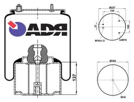 Adr XX776005 - FUELLE DE SUSPENSIÓN