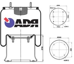 Adr 51801001 - FUELLE DE SUSPENSIÓN