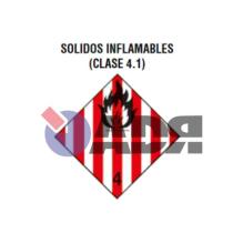 Adr 83058650 - PLACA ALUM. CLASE 4.1 SOLIDOS 30X30