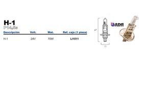 Adr LI1011 - LAMPARA H1 24V 70W P14,5S