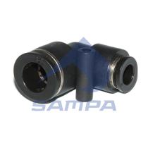 Sampa 094428 - 90§ CCONECTOR PRESIONE (DOS DIAMETROS)