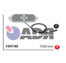 Iluminación y electricidad 104140 - GALIBO LED BLANCO SMD 04 BK CB ADR LG1500