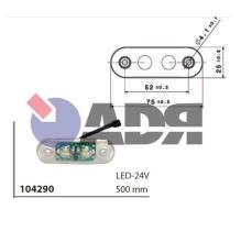 Iluminación y electricidad 104290 - GALIBO LED BLANCO FE 04 B ADR LG500