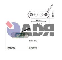 Iluminación y electricidad 104300 - GALIBO LED BLANCO FE 04 B ADR LG1500