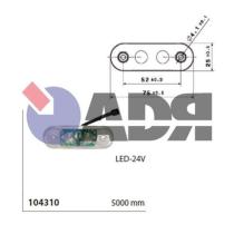 Iluminación y electricidad 104310 - GALIBO LED BLANCO FE 04 B ADR LG5000