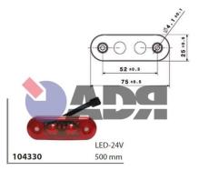 Iluminación y electricidad 104330 - GALIBO LED ROJO FE 04 C ADR LG500