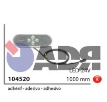Iluminación y electricidad 104520 - GALIBO LED BLANCO SMD04 1,0MTS. ADHESIVO
