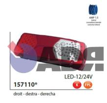 Iluminación y electricidad 157110 - PILOTO TRAS.DCHO.LC8 LED