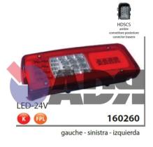 Iluminación y electricidad 160260 - PILOTO TRAS.IZDO.LC11 LED DAF