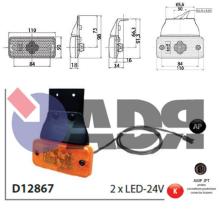 Iluminación y electricidad D12867 - PILOTO POSICION TRAILER