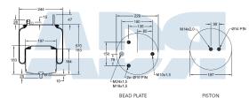 Firestone W01M586088 - Fuelle Completo Volvo Euro 6 Pistón de Acero