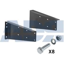 Adr 90SCH002 - JUEGO SOPORTES HORIZONTALES LARGOS 514X197