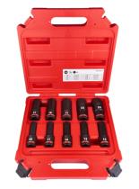 Milwaukee 4932480457 - ESTUCHE 10 VASOS LARGOS