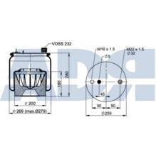 Adr 51501136 - FUELLE DE SUSPENSIÓN MERCEDES