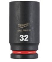 Milwaukee 4932480391 - VASO IMPACTO 3/4 LARGO 32 MM