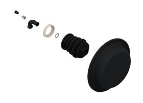 WABCO 4235060012 - Kit de membrana y racor
