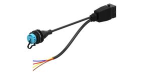WABCO 4496172570 - Cable con conector hembra