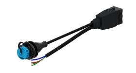 WABCO 4496843130 - Cable con conector hembra