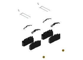 WABCO 6401759242 - Kit de pastillas de freno