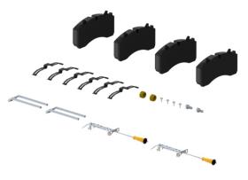 WABCO 6402509222 - Kit de pastillas de freno