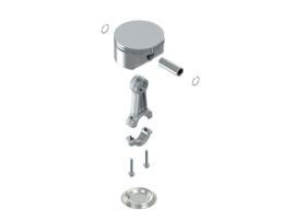 WABCO 9122109222 - Kit de pistón y vástago
