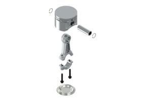 WABCO 9125189242 - Kit de pistón y vástago