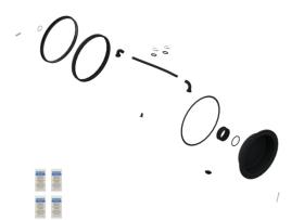 WABCO 9254919312 - Kit de membrana