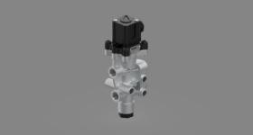 WABCO 4630840600 - Válvula de control de eje elevable