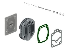 WABCO 350023006 - Kit de culata de compresor