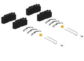 WABCO 6401759552 - Kit de pastillas de freno