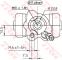 TRW BWC250 - Cilindro de freno de rueda izquierdo
