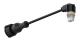 WABCO 4498110500 - Cable con conector hembra