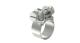 WABCO 8935190032 - Abrazadera de tubo
